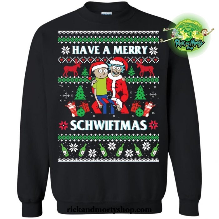 Have A Merry Schwiftmas Sweater S / Black