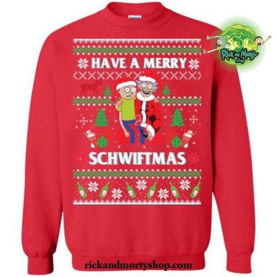 Have A Merry Schwiftmas Sweater S / Red