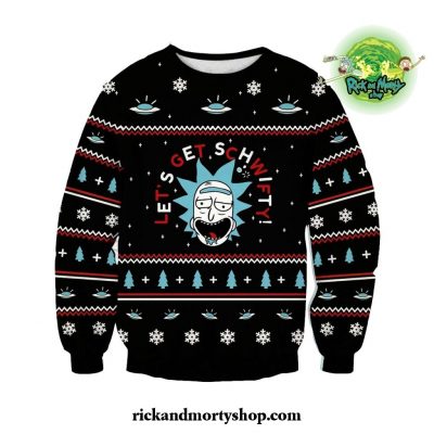 Rick And Morty Sweater - Let Schwifty Christmas Style