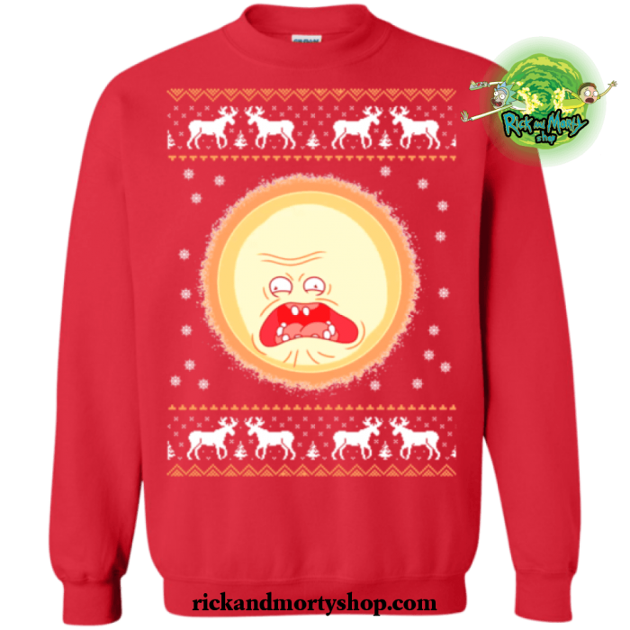 Screaming Sun Merry Christmas Sweater