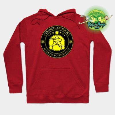 Council Of Ricks Hoodie Red / S