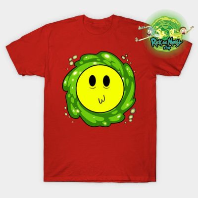 Happy Morty Face T-Shirt Red / S