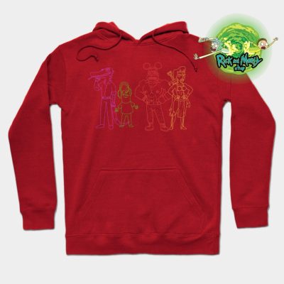 Interdimensional Cable Hoodie Red / S
