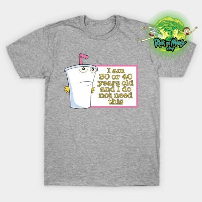 Rick And Morty 30 Or 40 T-Shirt Gray / S