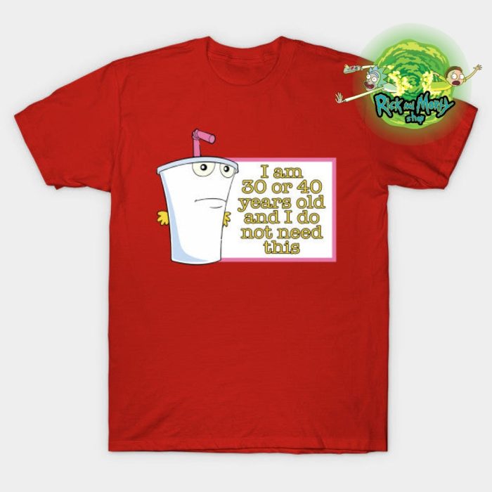 Rick And Morty 30 Or 40 T-Shirt Red / S