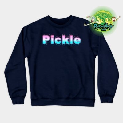 Rick And Morty Pickle Sweatshirt Navy Blue / S