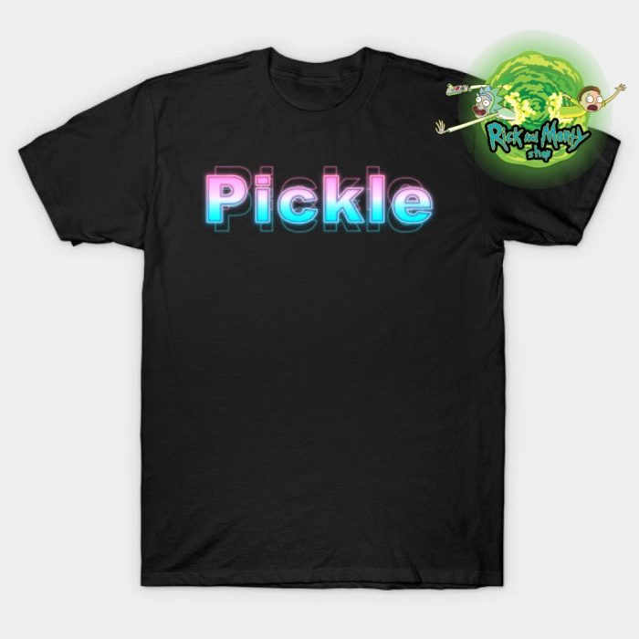 Rick And Morty Pickle T-Shirt Black / S