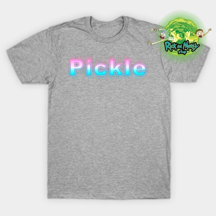 Rick And Morty Pickle T-Shirt Gray / S