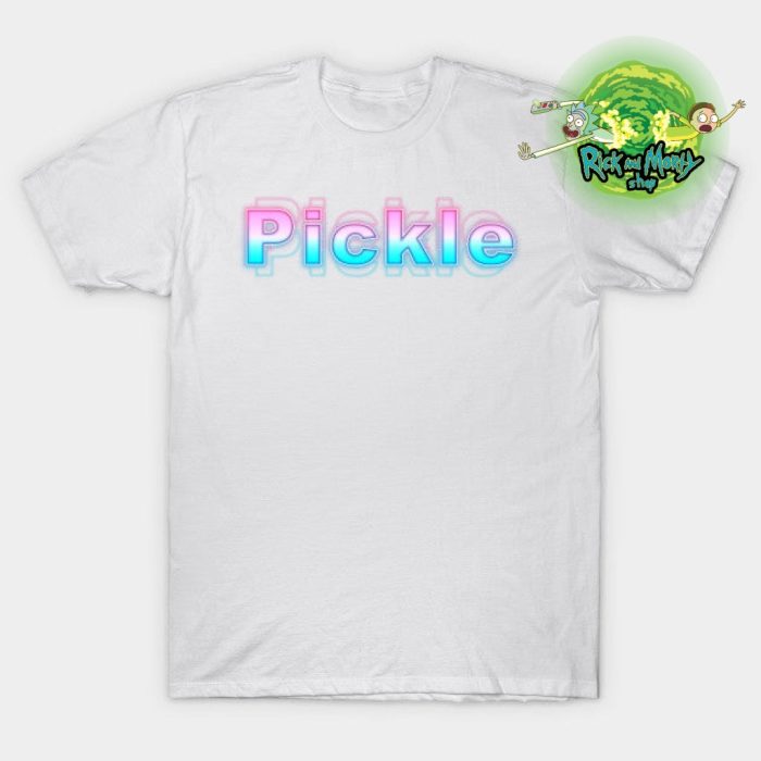 Rick And Morty Pickle T-Shirt White / S
