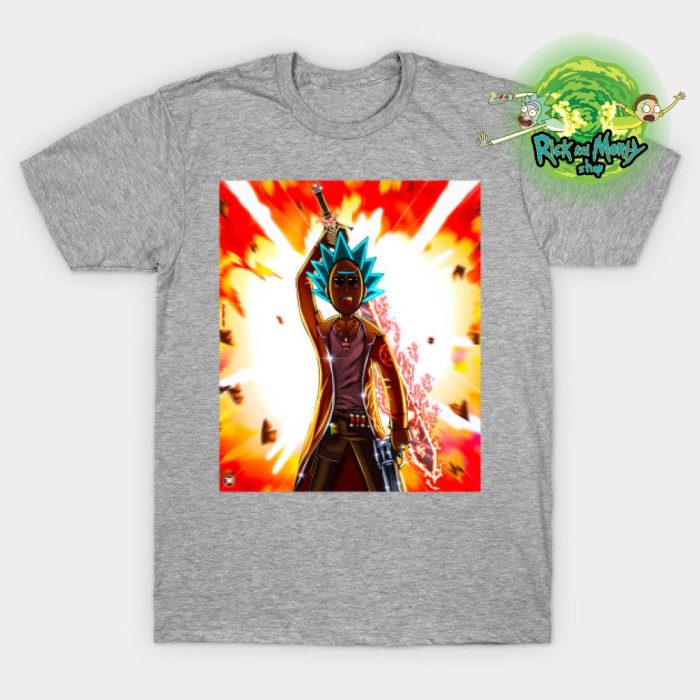 Rick As Dante T-Shirt Gray / S