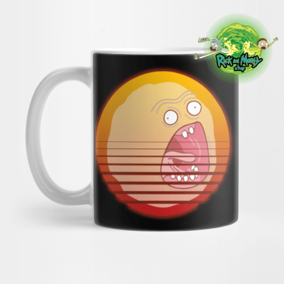 Vaporwave Screaming Sun Mug