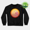Vaporwave Screaming Sun Sweatshirt Black / S