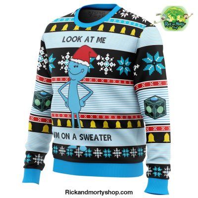 NHL New York Rangers Rick and Morty Ugly Christmas Sweater - LIMITED EDITION