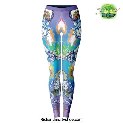 Trippy Rick And Morty Leggings
