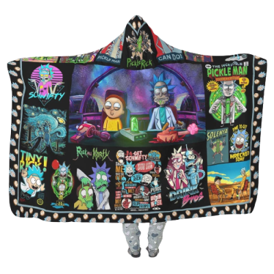 Rick Morty Best Hooded Blanket Rick and Morty