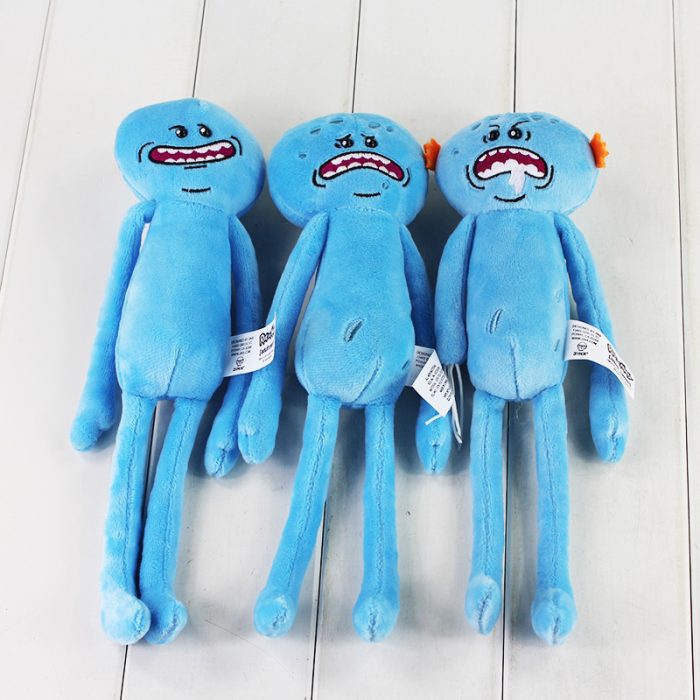 25cm 3 Styles Meeseeks Stuffed Plush Toys Dolls For Kids Gift 1 - Rick And Morty Shop