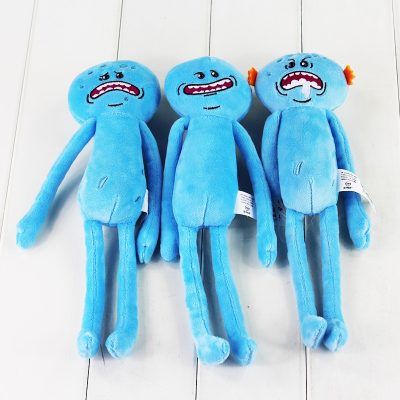 25cm 3 Styles Meeseeks Stuffed Plush Toys Dolls For Kids Gift 2 - Rick And Morty Shop