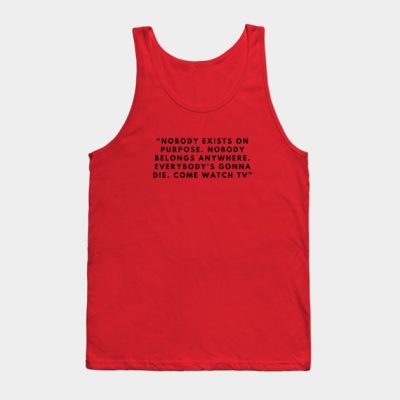 Rick And Morty Funny Tank Top Official Cow Anime Merch