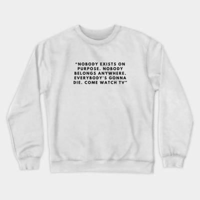 Rick And Morty Funny Crewneck Sweatshirt Official Cow Anime Merch