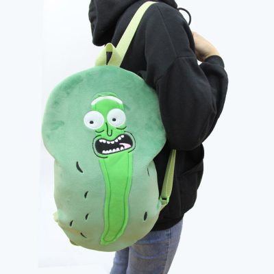 45cm Cartoon Ricked Morties Figure Plush Toys Green Pickled Cucumber Ricked Mouse Cosplay Plushes Stuffed Pillow 5 - Rick And Morty Shop