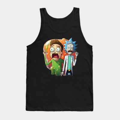 Rick And Morty Tank Top Official Cow Anime Merch