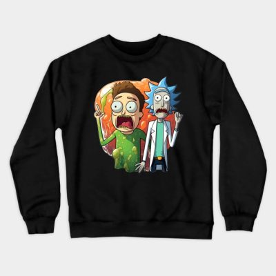 Rick And Morty Crewneck Sweatshirt Official Cow Anime Merch