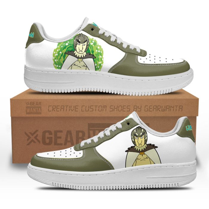 Birdperson Rick and Morty Custom Air Sneakers QD13 1 perfectivy com - Rick And Morty Shop