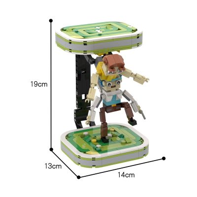 Buildmoc Movie Cartoon Anime Figure Ricks and Grandson Spaceship Travel Through Time and Space Model Building 3 - Rick And Morty Shop