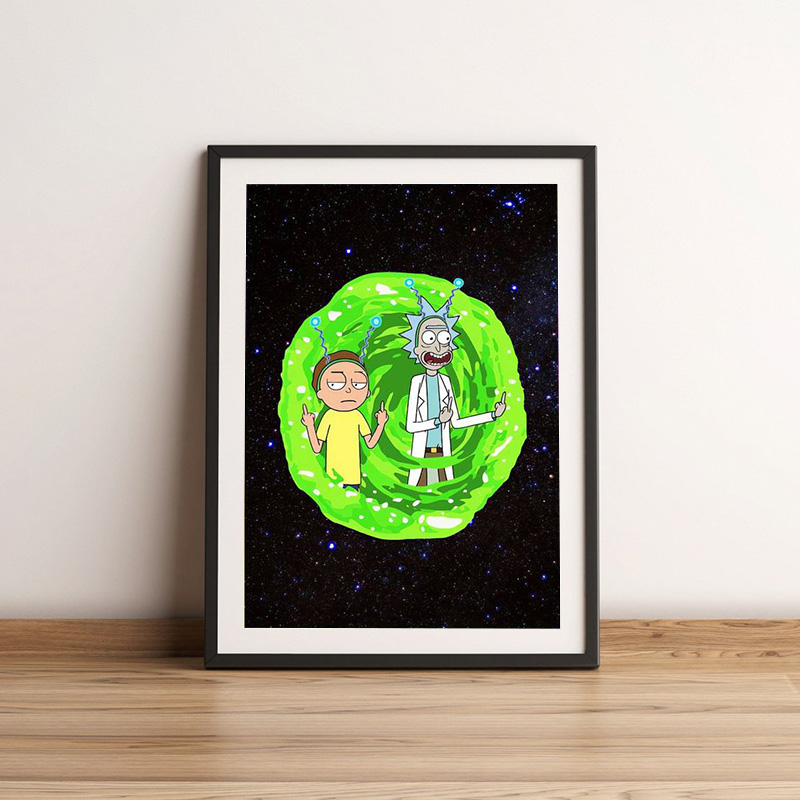  Rick and Morty Poster Wall Decor Wall Print Rick and