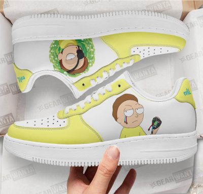 Evil Morty Rick and Morty Custom Air Sneakers QD13 2 perfectivy com - Rick And Morty Shop
