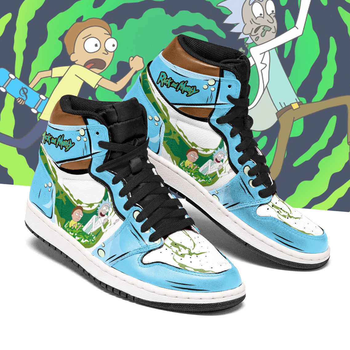 Rick And Morty Just Rick It JD Shoes - Rick and Morty Shop