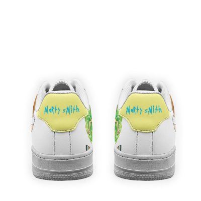 Morty Smith Rick and Morty Custom Air Sneakers QD13 3 perfectivy com - Rick And Morty Shop