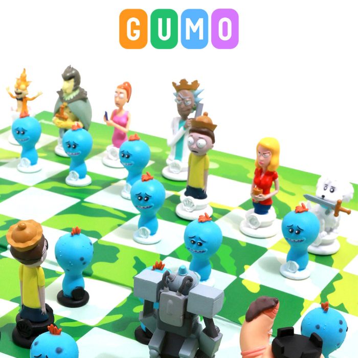 New Arrival Movie TV Rick Et Morty Chess Set Board Games Costumes Birthday New Year Goods 3 - Rick And Morty Shop
