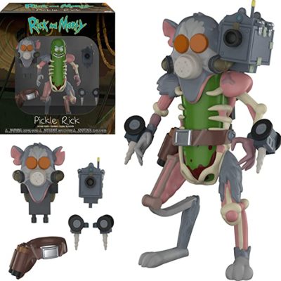 Pickle Rick Action Figure Mouse Helmet Model Toys 3 - Rick And Morty Shop