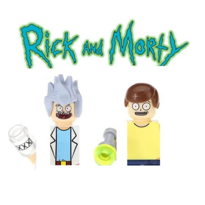 Rick Mini Man American Cartoon Figure Minifigs Figurine Building Blocks Figures Bricks Children Kids DIY Gifts 3 - Rick And Morty Shop