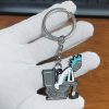 Rick Sitting on the toilet Rick s Loneliness keyring keychain - Rick And Morty Shop