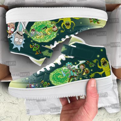 Rick and Morty Air Mid Shoes Custom Sneakers For Fans 2 GearWanta - Rick And Morty Shop