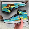 Rick and Morty Crossover Breaking Bad Air J1s Sneakers Custom Shoes 1 GearWanta - Rick And Morty Shop