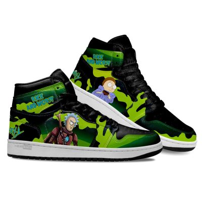 Rick and Morty Crossover Star Wars Air J1s Sneakers Custom Shoes 2 GearWanta - Rick And Morty Shop