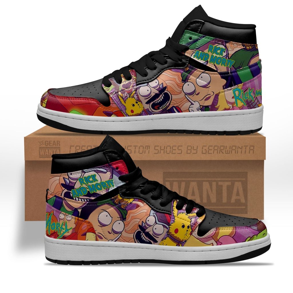 Rick and Morty Crossover Super Mario JD Shoes - Rick and Morty Shop