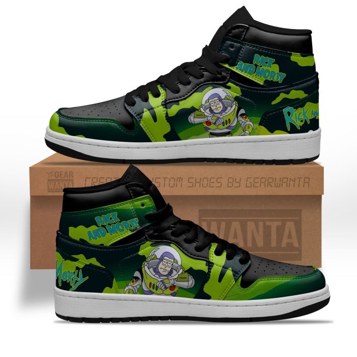 Rick and Morty Crossover Toy Story Air J1s Sneakers Custom Shoes 2 GearWanta - Rick And Morty Shop