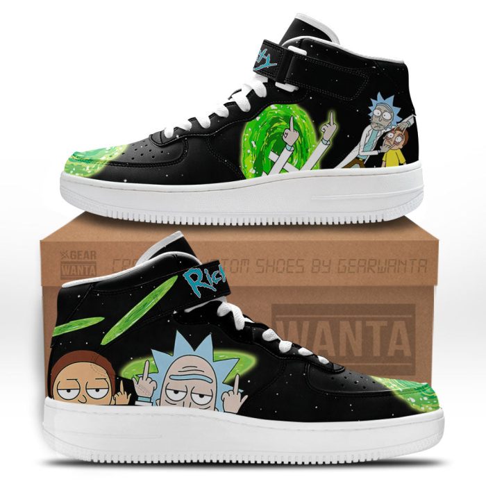 Rick and Morty Custom Air Mid Shoes For Fans 1 GearWanta - Rick And Morty Shop