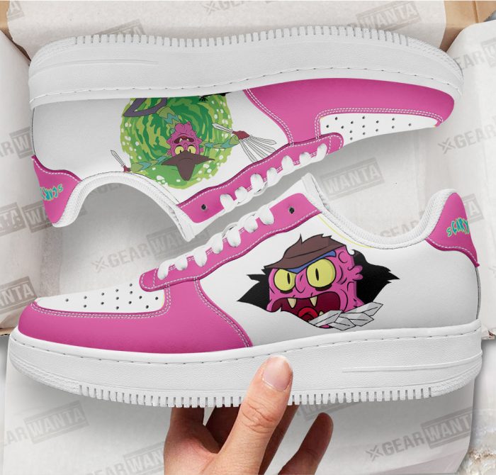 Scary Terry Rick and Morty Custom Air Sneakers QD13 2 perfectivy com - Rick And Morty Shop
