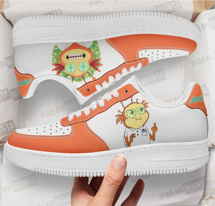 Scroopy Noopers Rick and Morty Custom Air Sneakers QD13 2 perfectivy com - Rick And Morty Shop