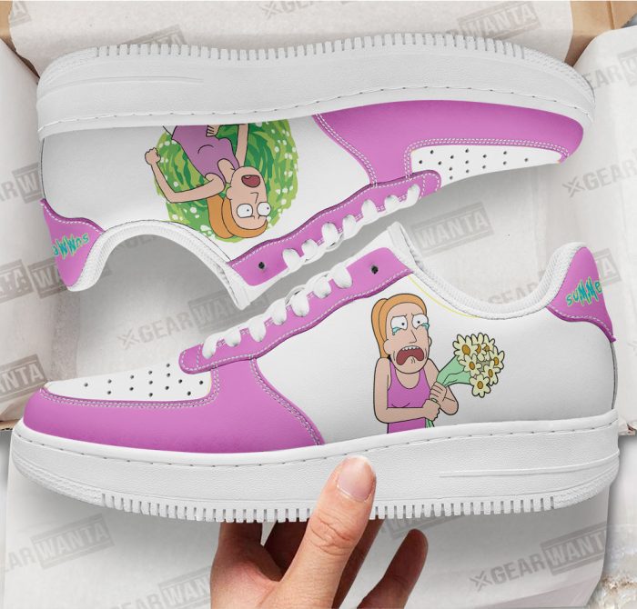 Summer Smith Rick and Morty Custom Air Sneakers QD13 2 perfectivy com - Rick And Morty Shop