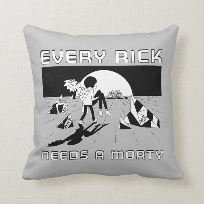 every rick needs a morty throw pillow r74e6df67aacb469b8a8d948df0ed1362 6s309 8byvr 1000 - Rick And Morty Shop