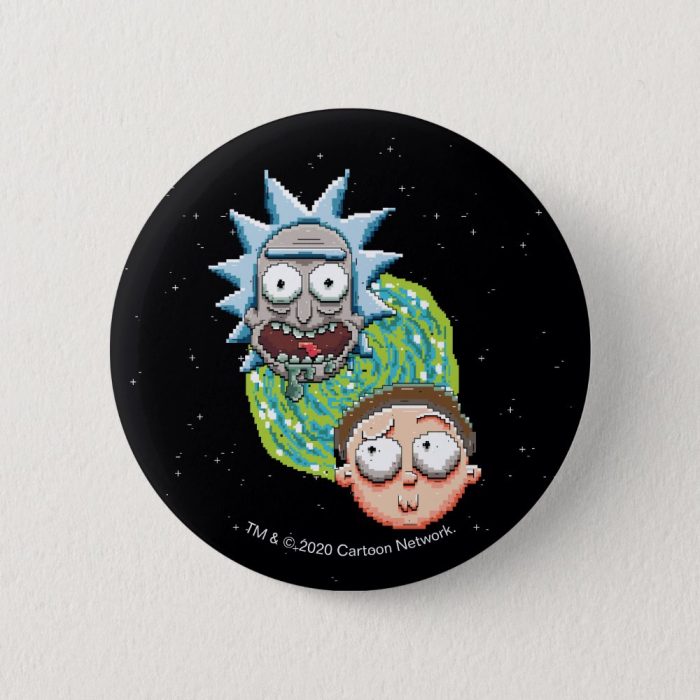 pixelverse rick and morty portal graphic button rcf218ab1014f4635904fcc345cd8d532 k94rf 1000 - Rick And Morty Shop