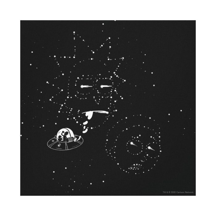 rick and morty constellations canvas print - Rick And Morty Shop