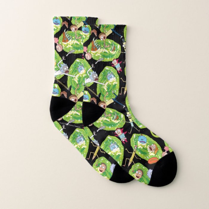rick and morty falling through portals patter socks r5cdb7f3d19064e5f813be497a733650d ejsjd 1000 - Rick And Morty Shop