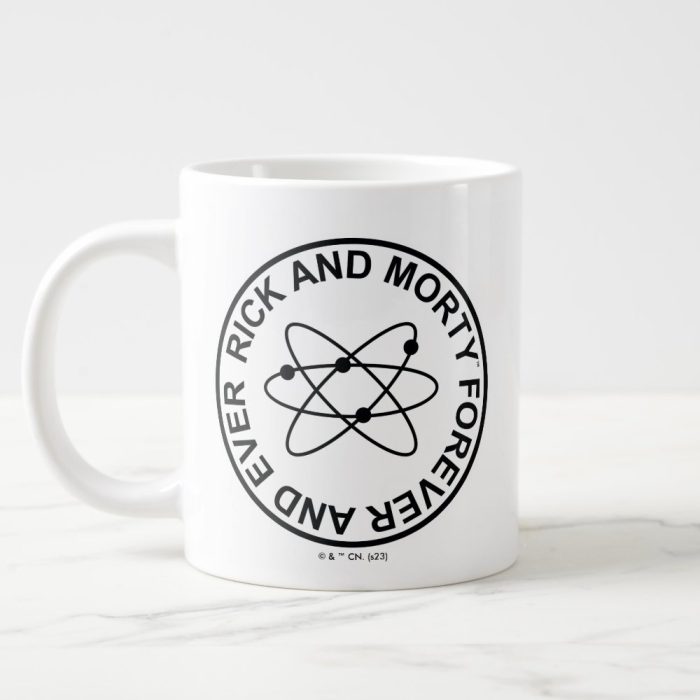 rick and morty forever and ever atomic badge giant coffee mug rc532c93bacc542dc9a180b79d9036b7b kjukt 1000 - Rick And Morty Shop